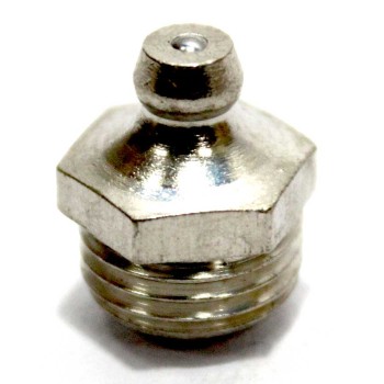 Grease Nipple Brass Zinc Plated Straight